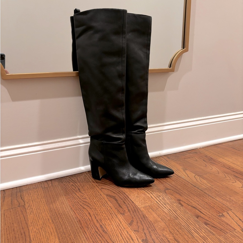 Sam Edelman Black Leather Boots